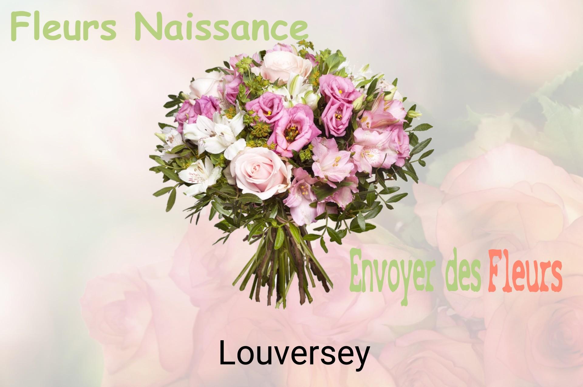 Bouquet de fleurs de naissance livré à Louversey